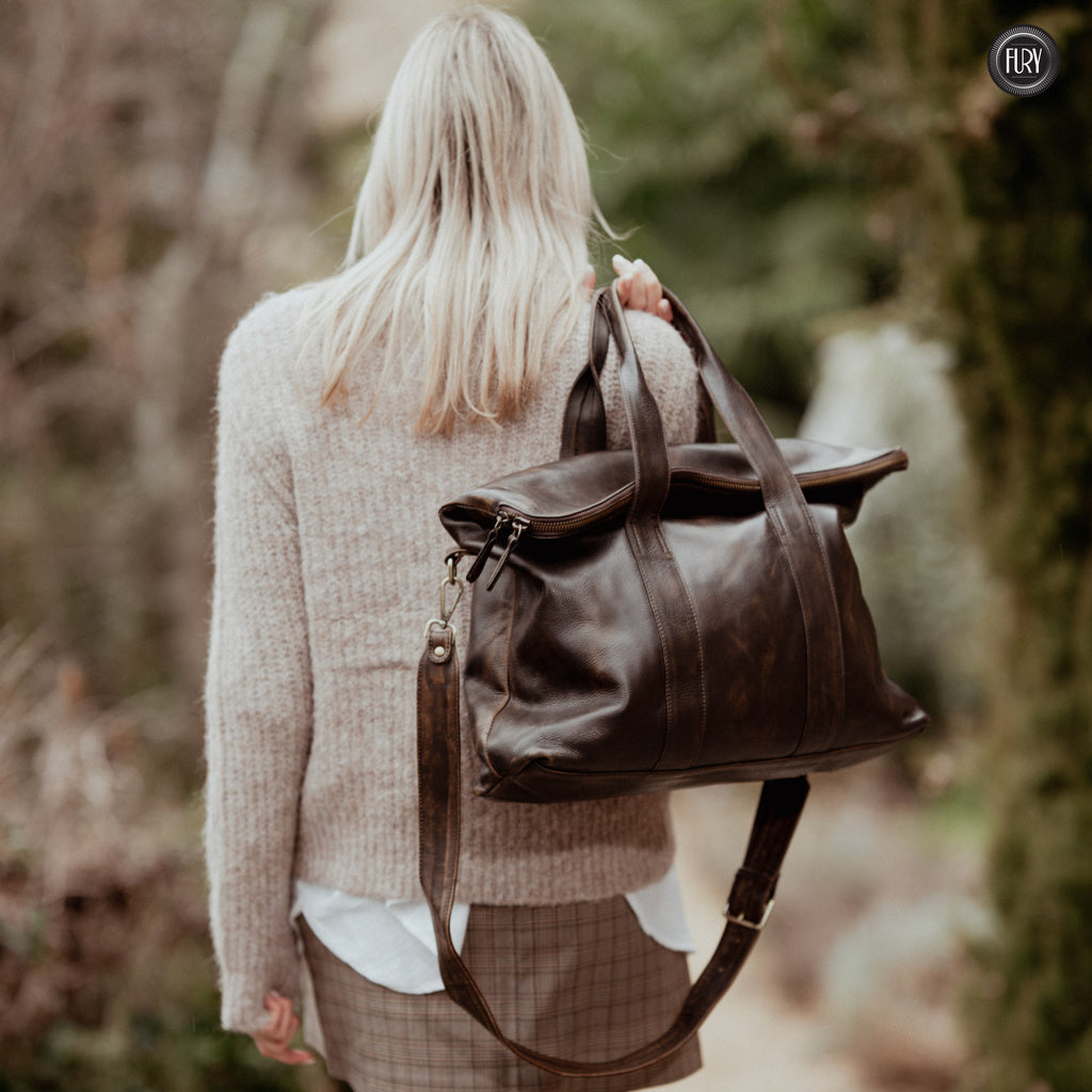 Borsa Heritage 34 in pelle - Edizione limitata