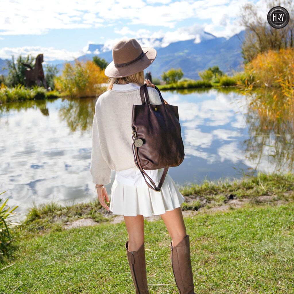 Borsa Aria in pelle Fury