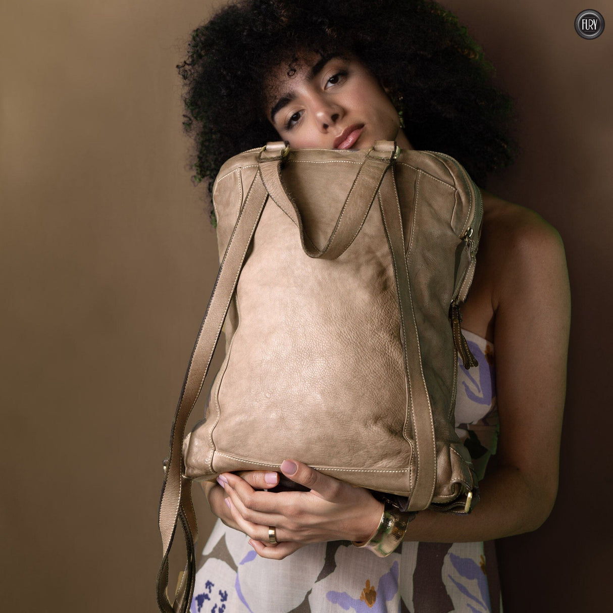 Zaino Daily unisex in pelle Fury Bags