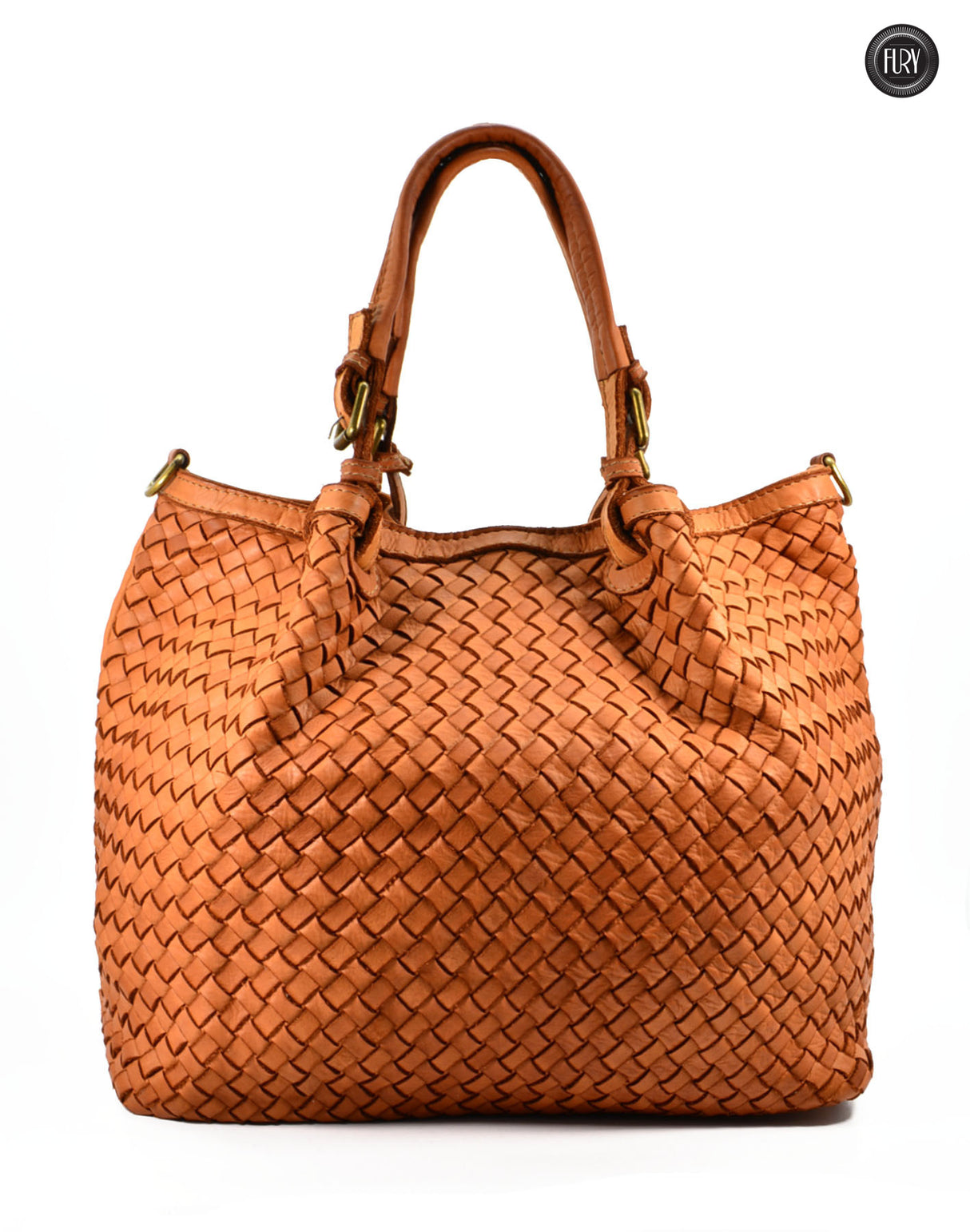 Borsa Caterina Lume in pelle intrecciata