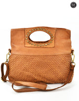 Borsa Noelia in pelle intrecciata