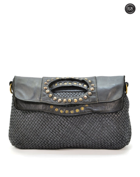 Borsa Noelia in pelle intrecciata