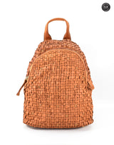 Zaino Ottaviano in pelle intrecciata