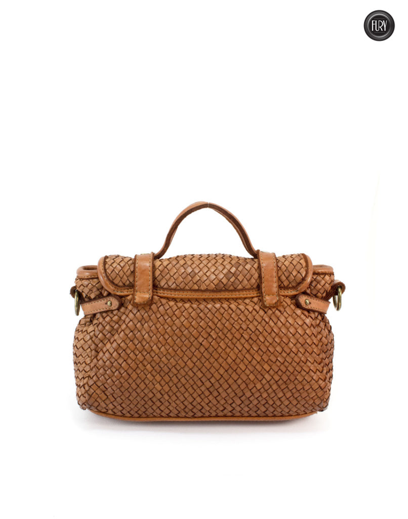 Borsetta Celia in pelle intrecciata