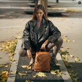 Zaino Arco in pelle intrecciata