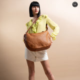 Borsa Iris Maxi in pelle intrecciata