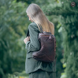 Zaino Arco in pelle intrecciata