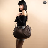 Borsa Iris Maxi in pelle intrecciata