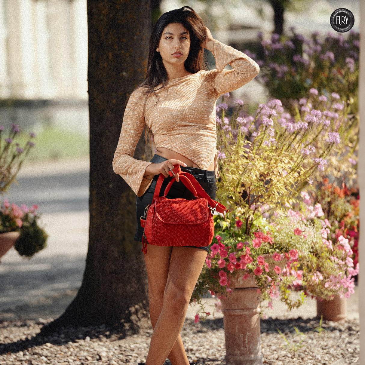 Borsa Siena in pelle intrecciata - Preordine