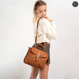 Borsa Camilla in pelle intrecciata