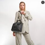 Borsa Camilla in pelle intrecciata