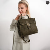 Borsa Camilla in pelle intrecciata