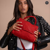 Borsa Siena in pelle intrecciata - Preordine