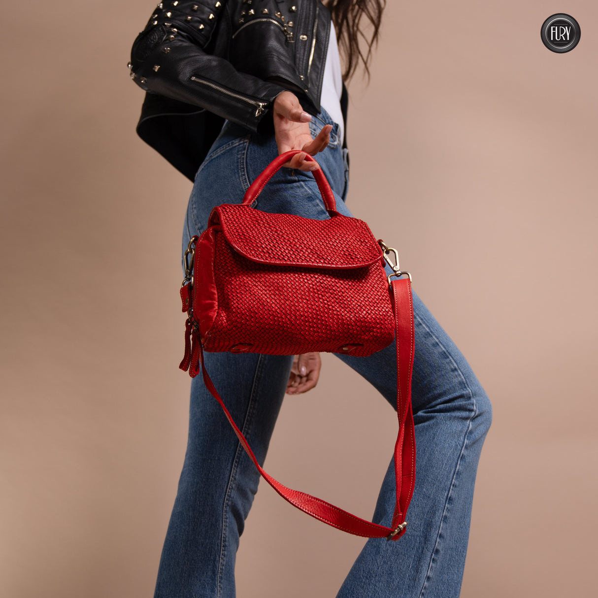 Borsa Siena in pelle intrecciata - Preordine