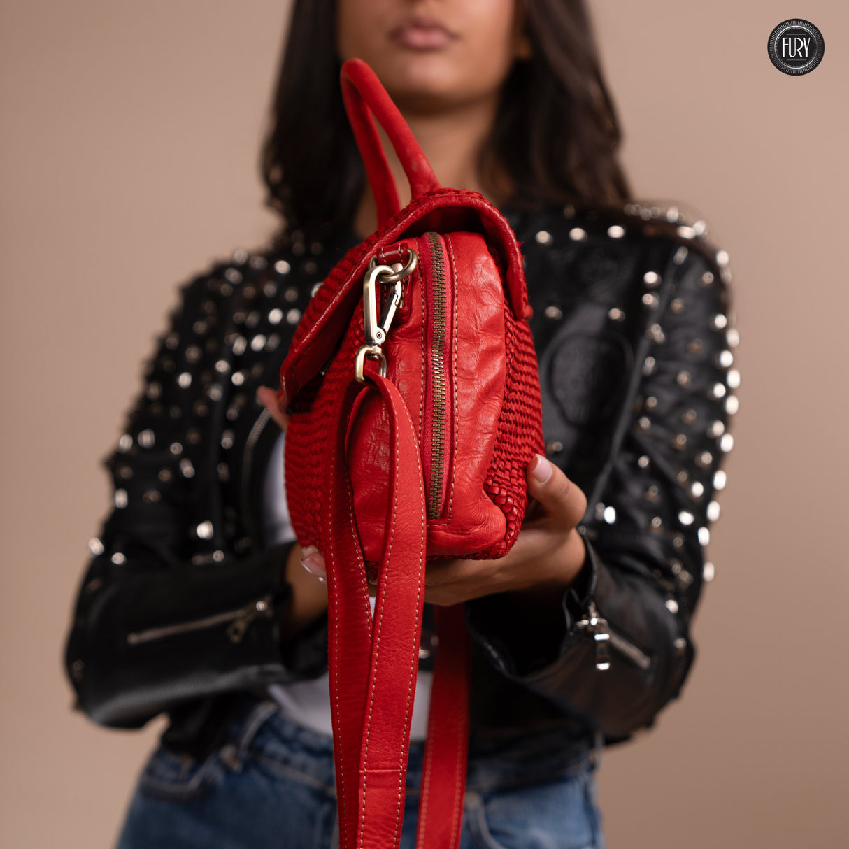 Borsa Siena in pelle intrecciata - Preordine