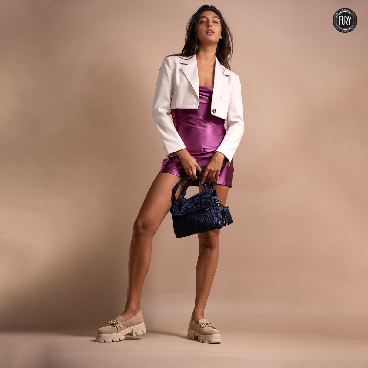 Borsa Siena in pelle intrecciata - Preordine