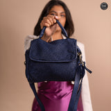 Borsa Siena in pelle intrecciata - Preordine