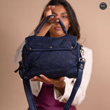 Borsa Siena in pelle intrecciata - Preordine