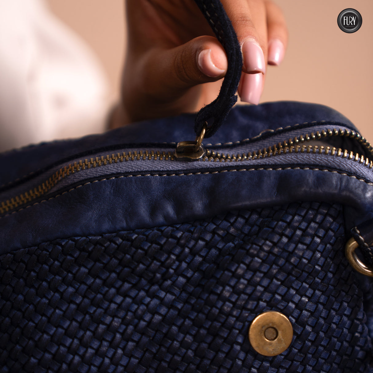 Borsa Siena in pelle intrecciata - Preordine