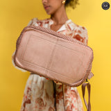 Borsa Tullia in pelle intrecciata