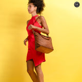 Borsa Tullia in pelle intrecciata