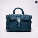 Borsa Camilla in pelle intrecciata