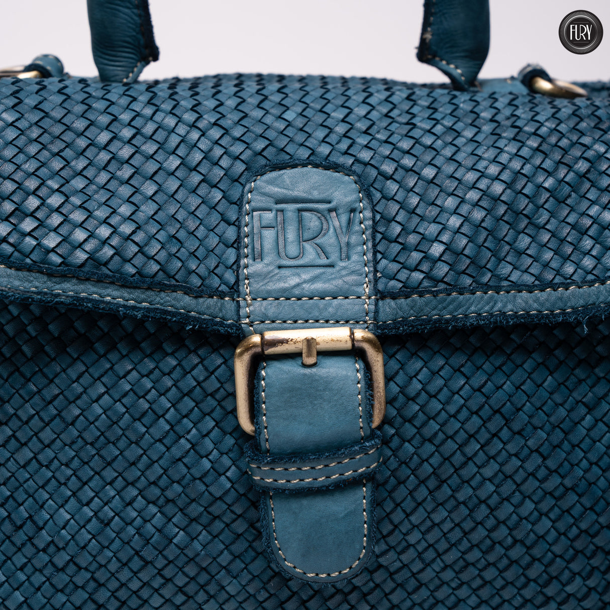 Borsa Camilla in pelle intrecciata