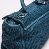 Borsa Camilla in pelle intrecciata