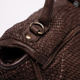 Borsa Camilla in pelle intrecciata