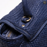 Borsa Camilla in pelle intrecciata