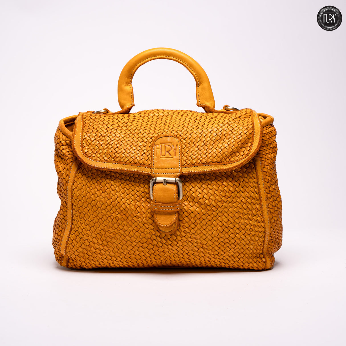 Borsa Camilla in pelle intrecciata