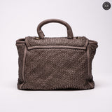 Borsa Camilla in pelle intrecciata