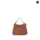 Borsetta Sibilla in pelle intrecciata