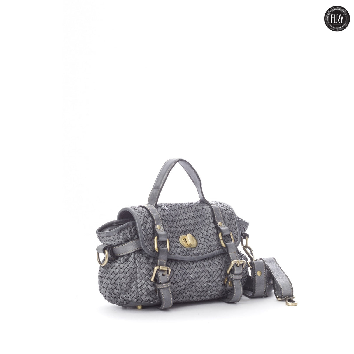 Borsetta Celia in pelle intrecciata