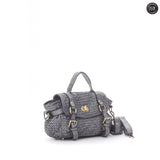 Borsetta Celia in pelle intrecciata