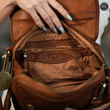 Borsa Siena Maxi in pelle intrecciata Fury 