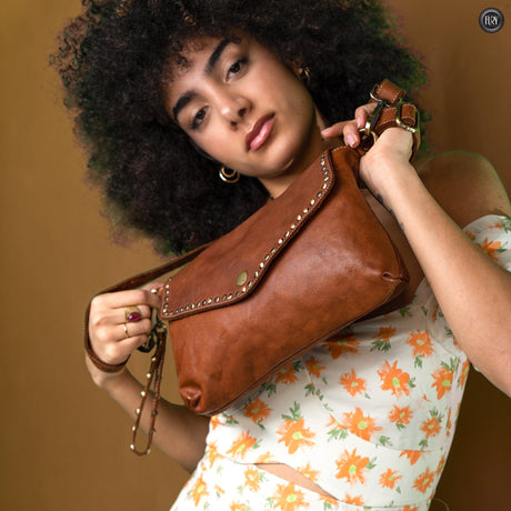 Pochette large in pelle Fury Bags 